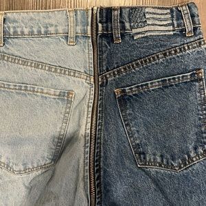 revice denim yin-yang crops tokyo wash